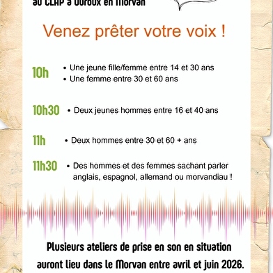 Projet participatif Radio Maquis : Casting de voix