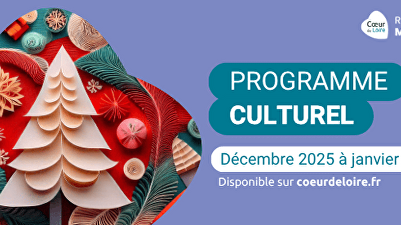 Programme culturel des médiathèques Cœur de Loire de décembre 2025 à janvier 2026